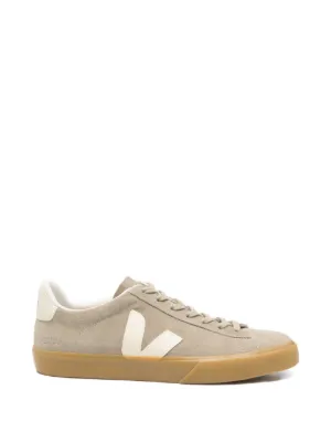 VEJA logo-patch suede sneakers