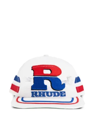 RHUDE logo-embroidered mesh cap