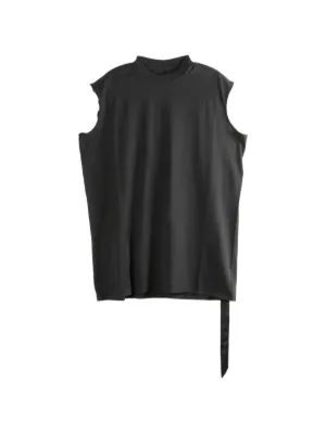 Rick Owens DRKSHDW sleeveless mock-neck top