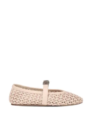GCDS woven ballet flats
