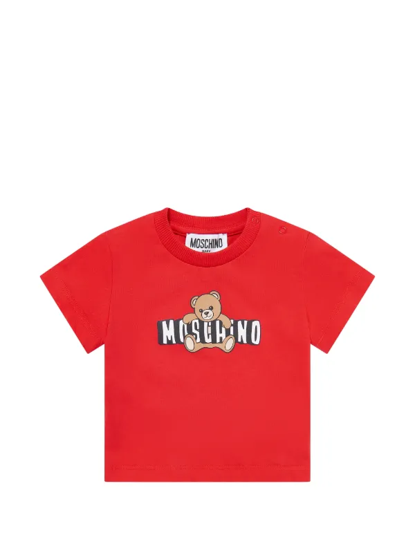 Moschino Kids teddy-print T-shirt