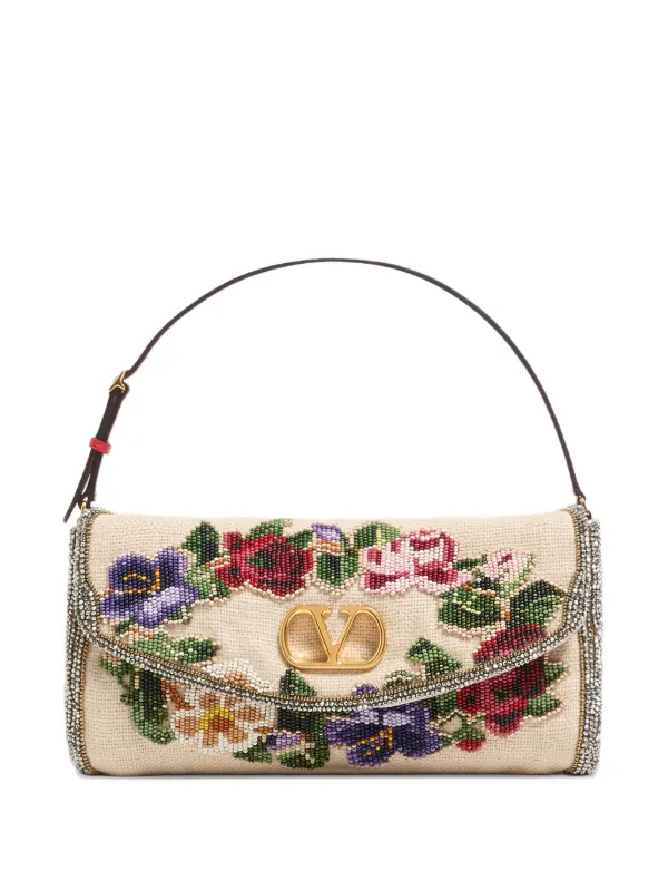 Valentino Garavani small Devain bead-embellished shoulder bag
