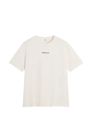 Maison Kitsuné logo embroidered t-shirt