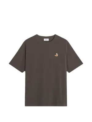 Maison Kitsun&eacute; embroidered T-shirt