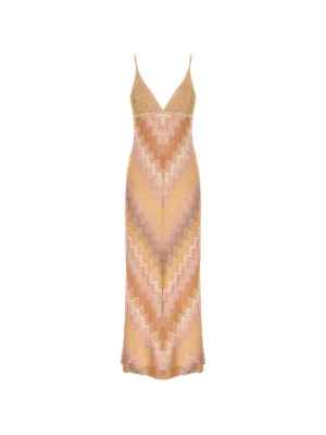 Missoni V-neck midi dress