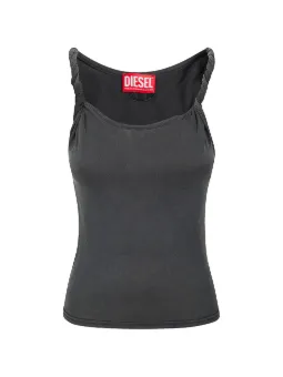 Diesel tank top with twisted straps