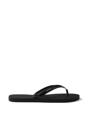 Prada logo-print leather sandals