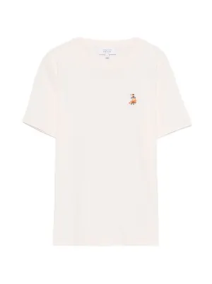 Maison Kitsuné embroidered T-shirt