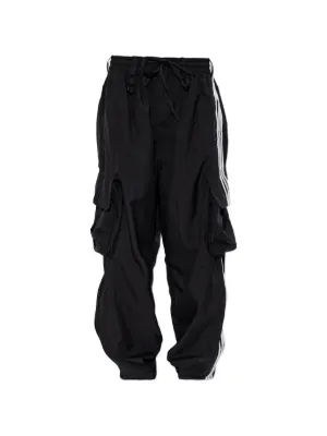 Y-3 stripe cargo trousers
