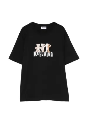 Moschino Kids teddy graphic T-shirt