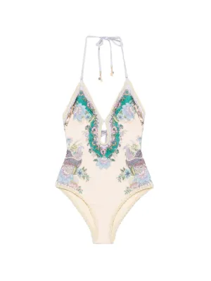 ZIMMERMANN Indra crochet-detail swimsuit