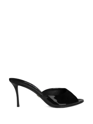 Dolce & Gabbana Keira patent leather mules