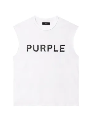 Purple Brand sleeveless T-shirt