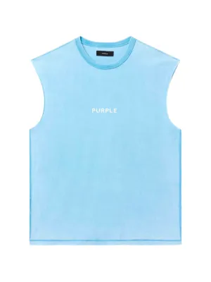 Purple Brand crew-neck sleeveless T-shirt