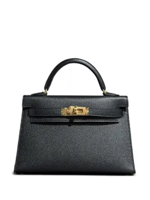 Herm&egrave;s&nbsp;Pre-Owned 2025 20 mini Kelly Sellier calfskin tote bag