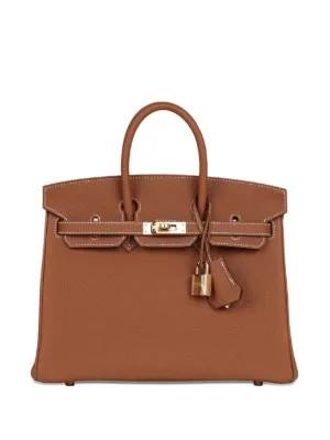 Herm&egrave;s&nbsp;Pre-Owned 2025 25 Birkin leather tote bag