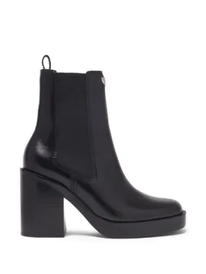 Maje heeled leather chelsea boots