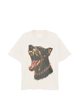 Melt dog-print T-shirt