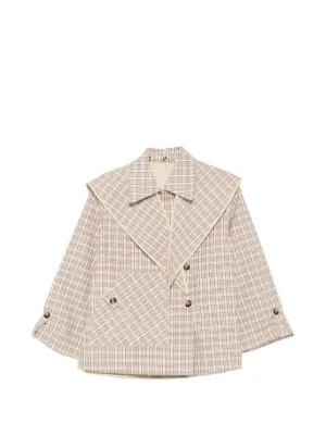DAMSON MADDER Jerry reversible checked jacket