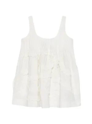 DAMSON MADDER Stella ruffle-trimmed mini dress