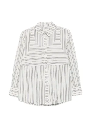 DAMSON MADDER Valeria double-layer striped shirt