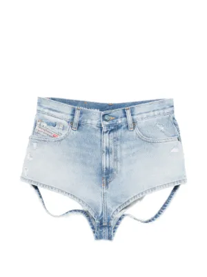 Diesel distressed cut-out shorts