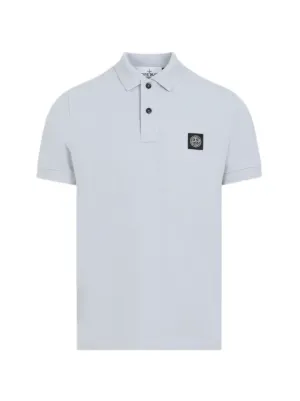 Stone Island 2200008 organic cotton piqu&eacute; polo shirt with stretch