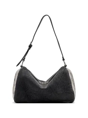 Diesel Load-D-shoulder bag with transparent Oval D sides