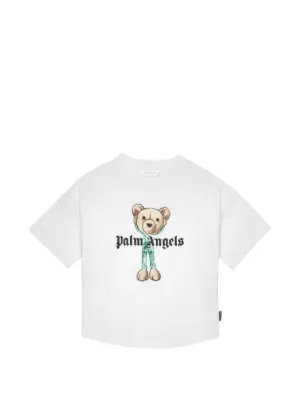 Palm Angels Kids bear-graphic T-shirt
