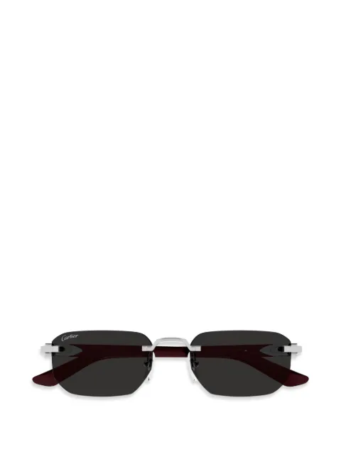 Cartier Eyewear rimless geometric sunglasses