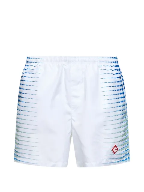 Casablanca logo-patch swim shorts