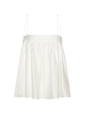 ROTATE BIRGER CHRISTENSEN striped slip top bright white
