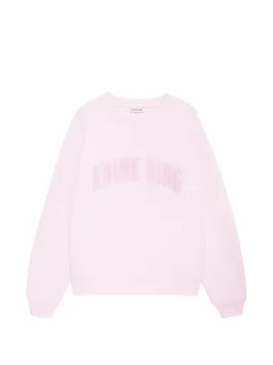 ANINE BING Spencer logo-appliqu&eacute; sweatshirt