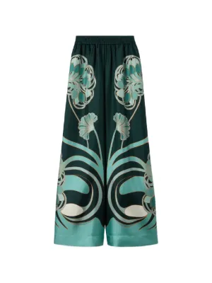 La DoubleJ floral-print trousers