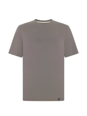 Boggi Milano high-performance piqu&eacute; T-shirt with S-Caf&egrave;&reg; yarn