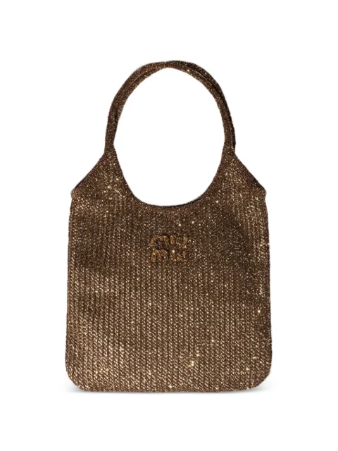 Miu Miu Ivy sequin mesh bag