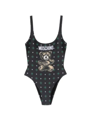 Moschino Moschino Teddy bear lycra one piece swimsuit