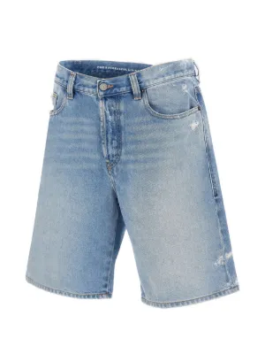 Diesel shorts in destroyed denim