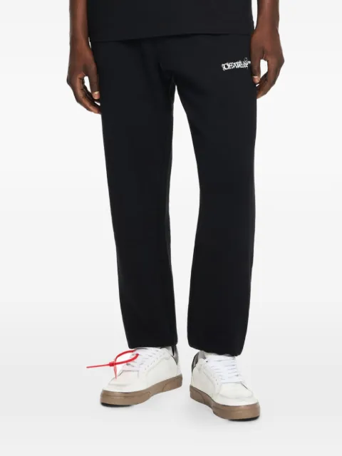 Off-White heraldic arrow cuffed track pants