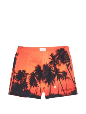 BLUE SKY INN sunset palms swim shorts