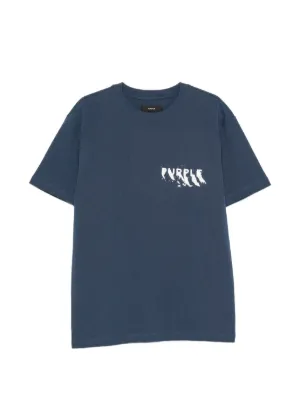 Purple Brand logo-print T-shirt