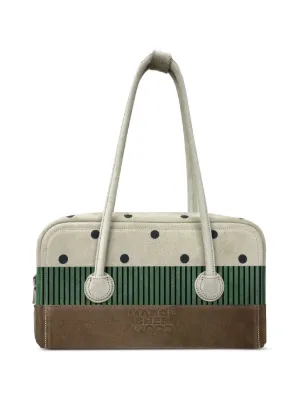 Marge Sherwood x Peanuts polka-dot striped leather bag
