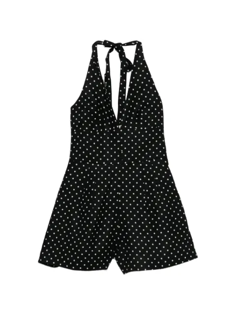 Faithfull Sofia polka-dot playsuit