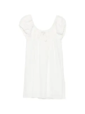Faithfull Serafina puff-sleeve mini dress