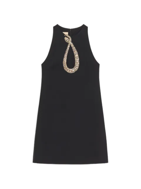 Valentino Garavani embroidered Crepe Couture short dress