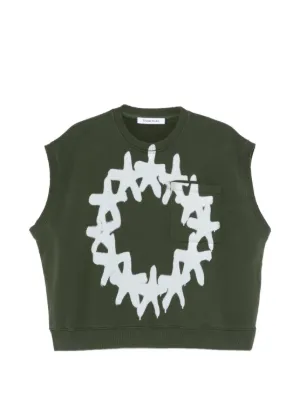 &Eacute;tudes Studio Europa sleeveless sweatshirt