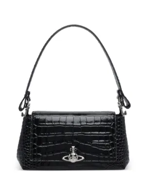 Vivienne Westwood medium Hazel logo-plaque shoulder bag