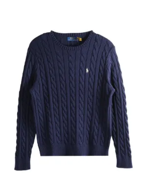 Polo Ralph Lauren Polo Pony-embroidered cable-knit sweater