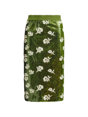 Essentiel Antwerp floral-print midi skirt