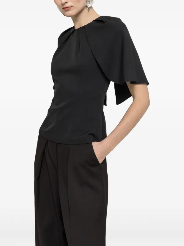 NISSA cape design blouse